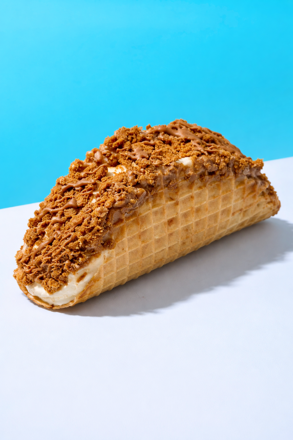 Biscoff Ice Cream Taco