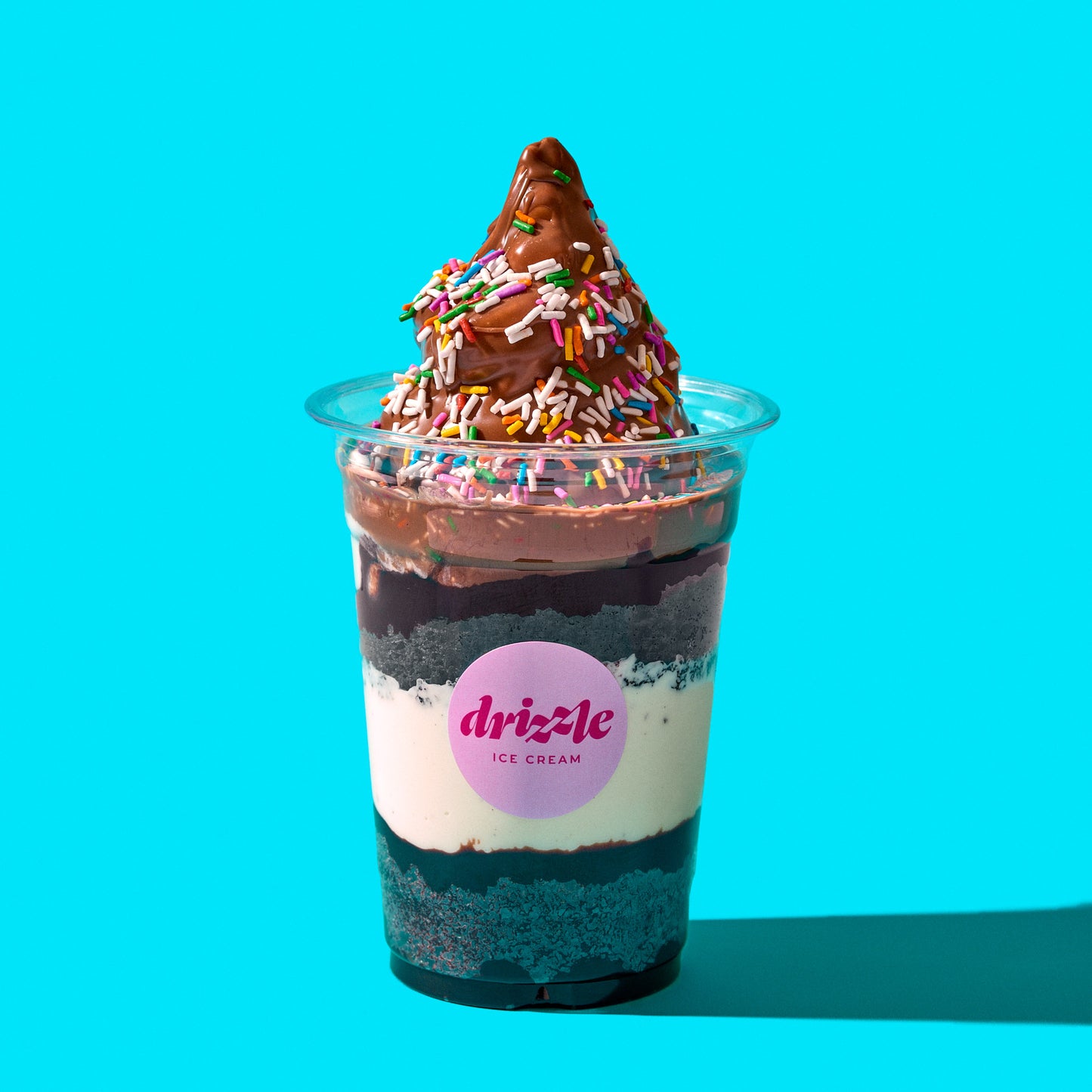 Chocolate Sprinkles Cake Cup